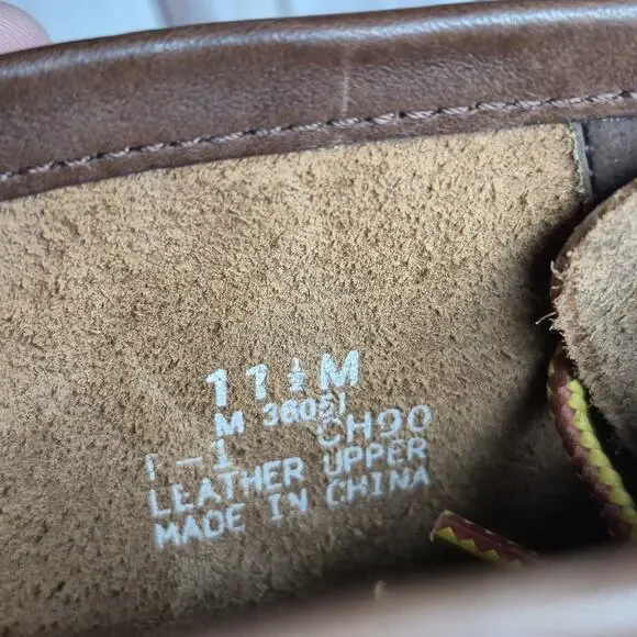 Vintage Tommy Hilfiger Footwear Brown Leather Ankle Boots Men's Sz 11.5 M (VGC)